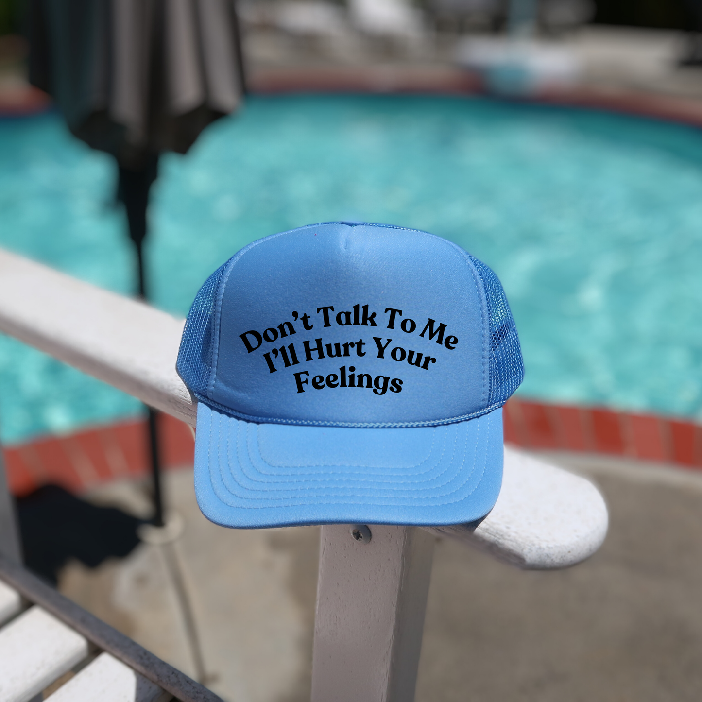 Trucker Hat - Blue Don't Talk to Me