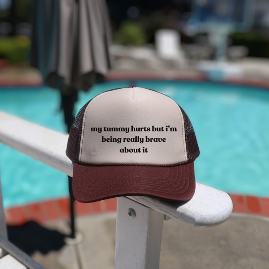 Trucker Hat - Brown Tummy Hurts