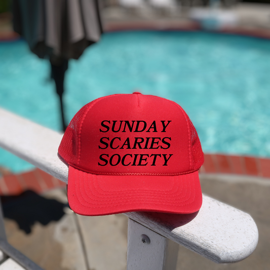 Trucker Hat - Red Sunday Scaries