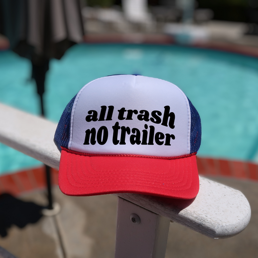 Trucker Hat - White Trailer Trash