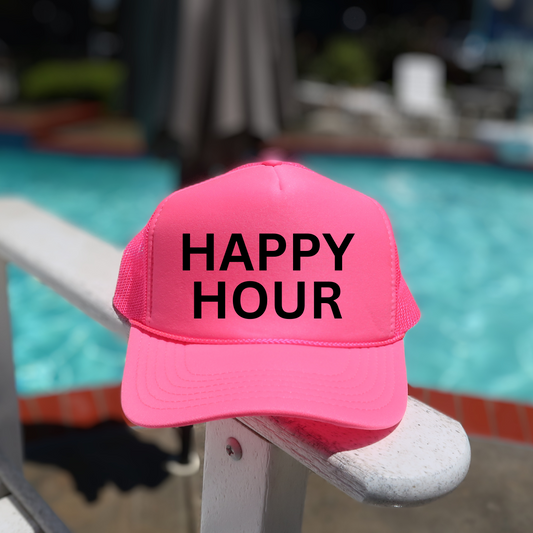 Trucker Hat - Pink Happy Hour Standard