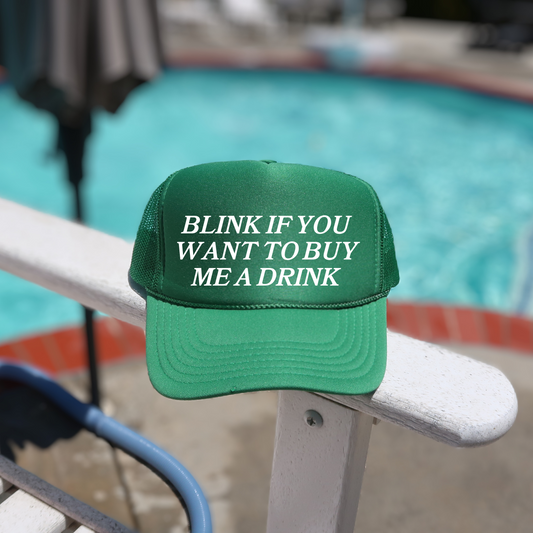 Trucker Hat - Green Blink