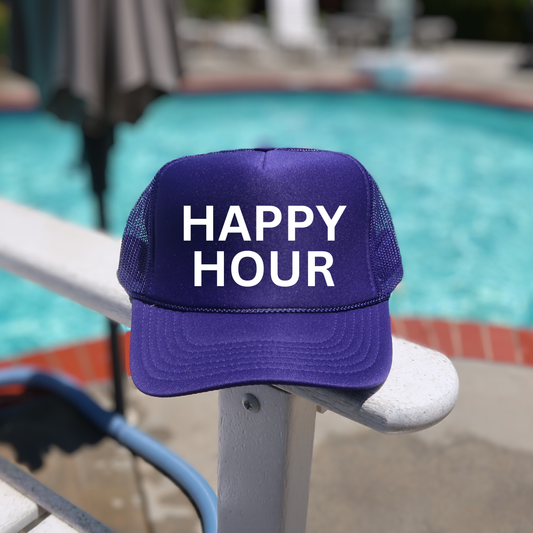 Trucker Hat - Purple Happy Hour Standard